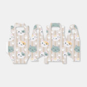 かわいい猫好きタイルパーティー フェイバーボックス (折り畳みなし)