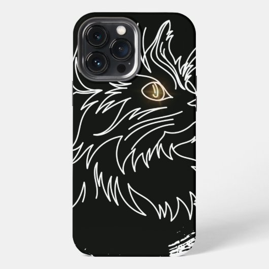 かわいい猫好きデザイン iPhoneケース (裏面)