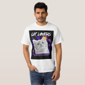 かわいい猫好きデザインTシャツ Tシャツ (正面フル)