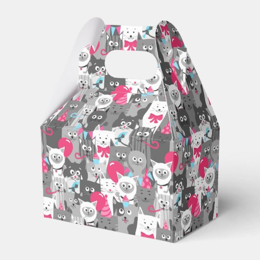 かわいい猫好きボックス フェイバーボックス (正面サイド)