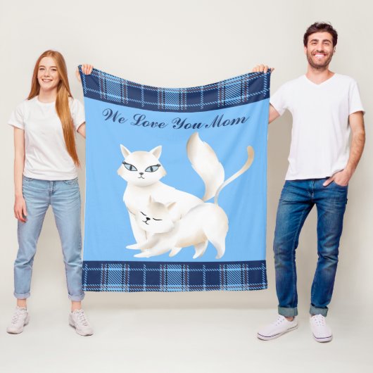 かわいい猫好き動物 フリースブランケット (インサイチュ)