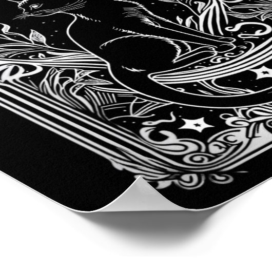 かわいい猫好き ポスター (角)