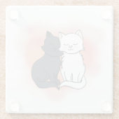 かわいい猫好き|過去記事 ガラスコースター (裏面)
