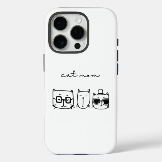 かわいい猫好き Case-Mate iPhoneケース (裏面)