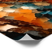 かわいい猫宇宙飛行士 ポスター (角)