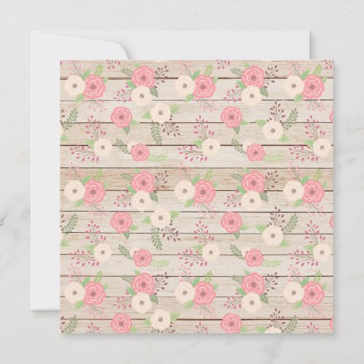 かわいい猫少女誕生パーティー招待状 招待状 (裏面)