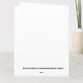 かわいい猫巨大オーバーサイズジャンボ誕生日カード カード (裏面)