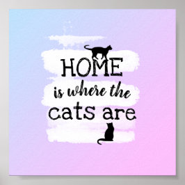 かわいい猫引用文ポスター水彩デザイン ポスター