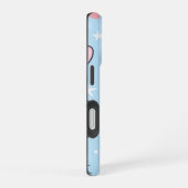 かわいい猫愛のアニメ携帯ケース iPhone 16ケース (右側面)