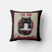 かわいい猫日本の黒アニメギフトガールズ公式 クッション (裏面)