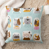 かわいい猫枕おもしろい猫顔 クッション (ブランケット)