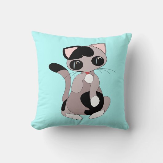 かわいい猫枕 クッション (正面)