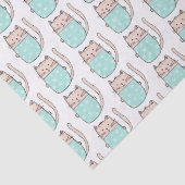 かわいい猫柄ガールズ誕生日 薄葉紙 (詳細)