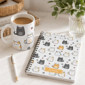 かわいい猫柄コーヒーマグ コーヒーマグカップ