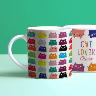 かわいい猫柄 コーヒーマグカップ