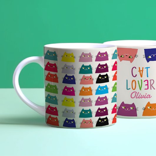 かわいい猫柄 コーヒーマグカップ