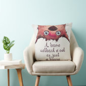 かわいい猫水彩猫たち引用文おもしろい猫 クッション (椅子)