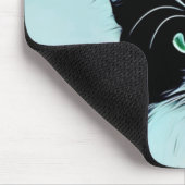 かわいい猫漫画ポップ・アートのアート マウスパッド (コーナー)