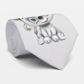 かわいい猫漫画 ネクタイ (ロール)