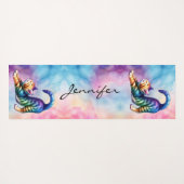 かわいい猫猫好きヨガマット ヨガマット (裏面(横))