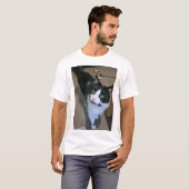 かわいい猫男性のtシャツ tシャツ (正面フル)