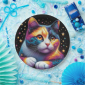 かわいい猫紙プレート! ペーパープレート (パーティー)