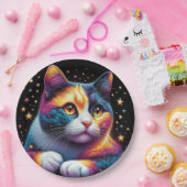 かわいい猫紙プレート! ペーパープレート (パーティー)
