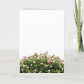 かわいい猫結婚フローラおめでとう カード (裏面)