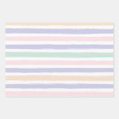 かわいい猫蝶春デコpage ラッピングペーパーシート (正面2)