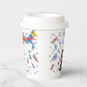 かわいい猫誕生日紙カップ | キッズパーティー用品 紙コップ (右)