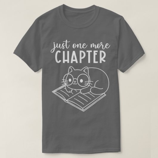 かわいい猫読の本の母 Tシャツ (デザイン正面)