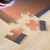 かわいい猫遊のサッカー ジグソーパズル (側面)