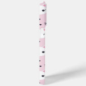 かわいい猫顔とハート – かわいいピンク Case-Mate iPhoneケース (裏面 / 右)