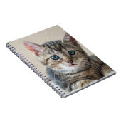 かわいい猫顔 ノートブック (右側)