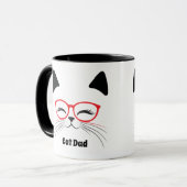 かわいい猫顔 マグカップ (正面左)