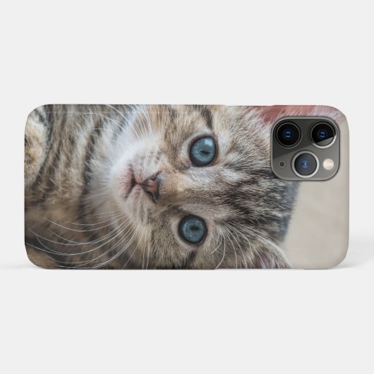 かわいい猫顔 Case-Mate iPhoneケース (裏面(横))