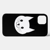 かわいい猫顔。 Case-Mate iPhoneケース (裏面 (横))