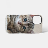 かわいい猫顔 iPhoneケース (裏面横)