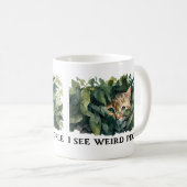 かわいい猫風変わりと人引用文 コーヒーマグカップ (正面右)