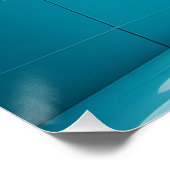 かわいい猫飛んでいるがプールで泳ぐおもしろい ポスター (コーナー)