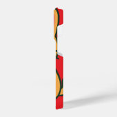 かわいい猫食べのスイカ – かわいいiPhone 14 Pro iPhoneケース (左側面)