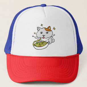 かわいい猫食べ二匹のスパゲッティ・ヴィンセント・ヴァン・ゴッホ・セント キャップ