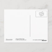 かわいい猫食べ物の魚のはがき ポストカード (裏面)