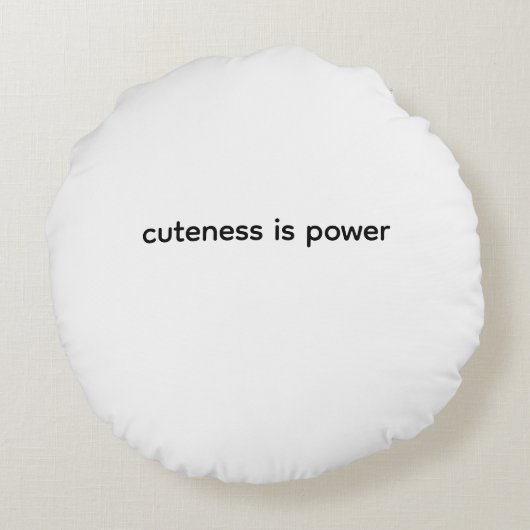 「かわいい猫飾り枕 – Spark Joy ラウンドクッション (裏面)