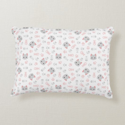 かわいい猫骨 アクセントクッション (裏面)