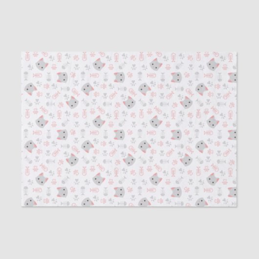 かわいい猫骨 薄葉紙 (正面)