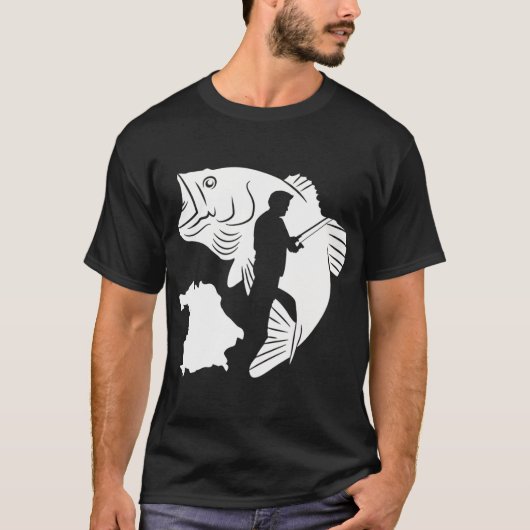 かわいい猫魚 Tシャツ (正面)