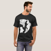 かわいい猫魚 Tシャツ (正面フル)