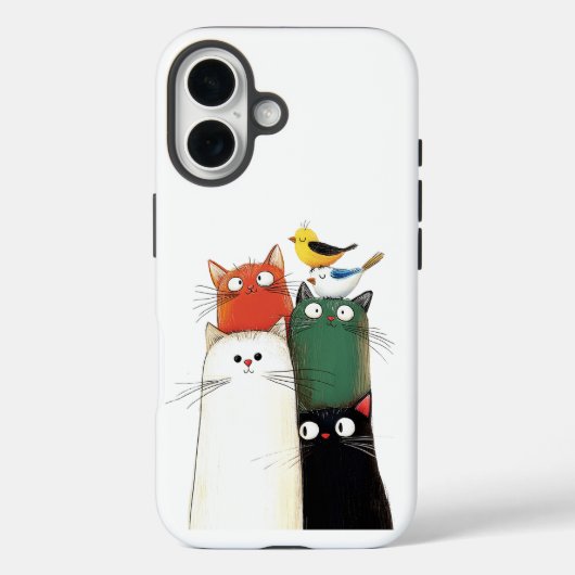 かわいい猫鳥|過去記事 Case-Mate iPhoneケース (裏面)