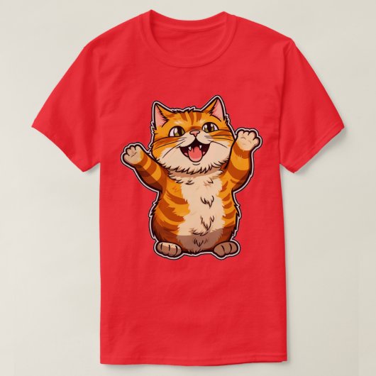 かわいい猫12 Tシャツ (デザイン正面)